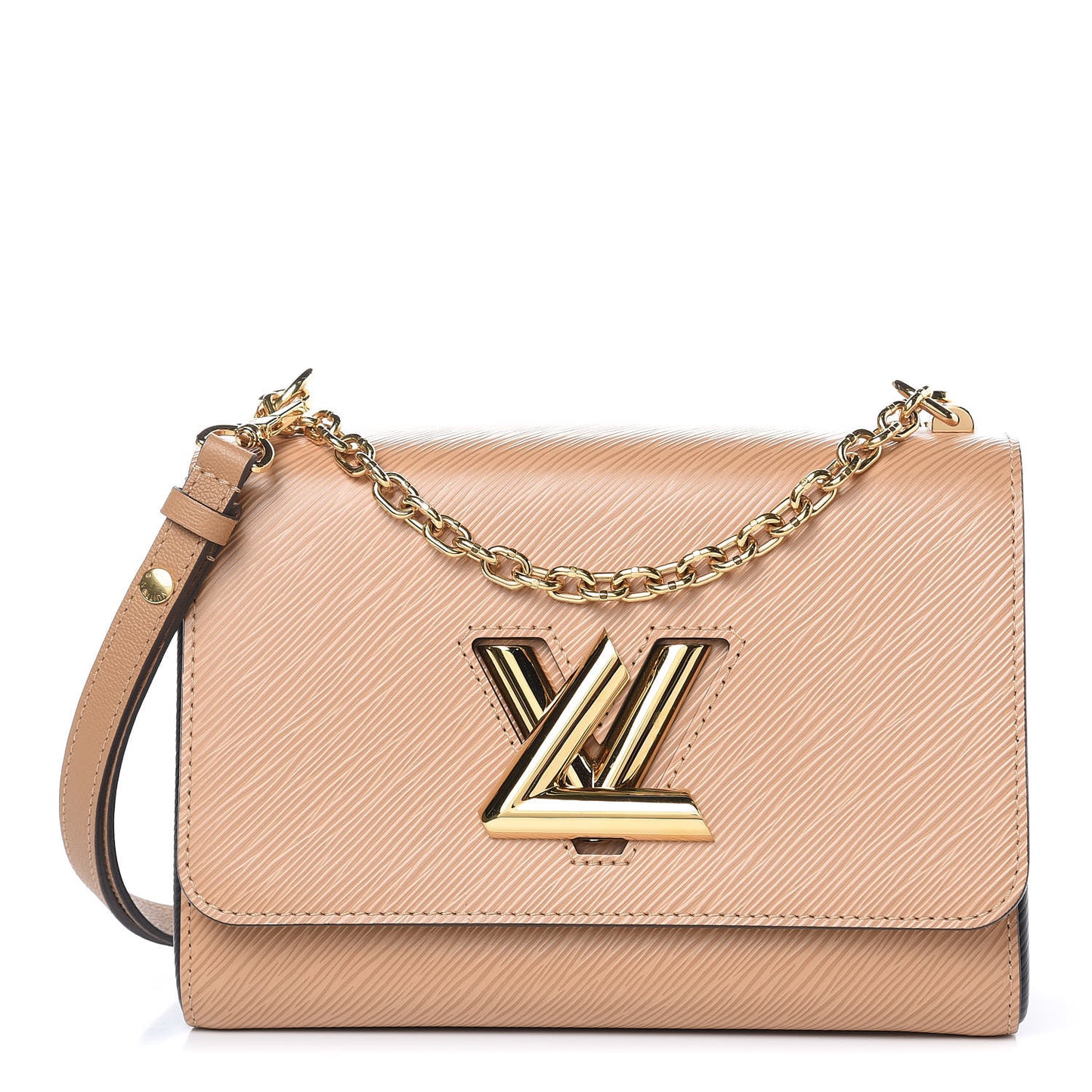Epi Twist Shoulder Bag MM Camel