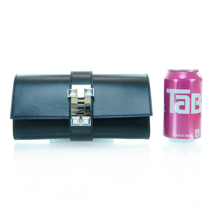 Hermes Box Medor 23 Clutch Black 2 of 7