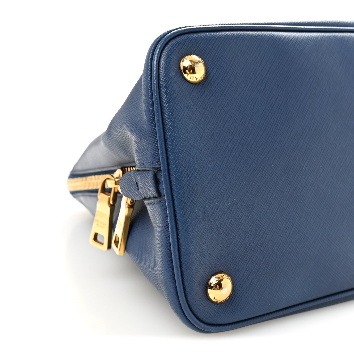 Prada Saffiano Lux Medium Promenade Tote Bluette 8 of 9