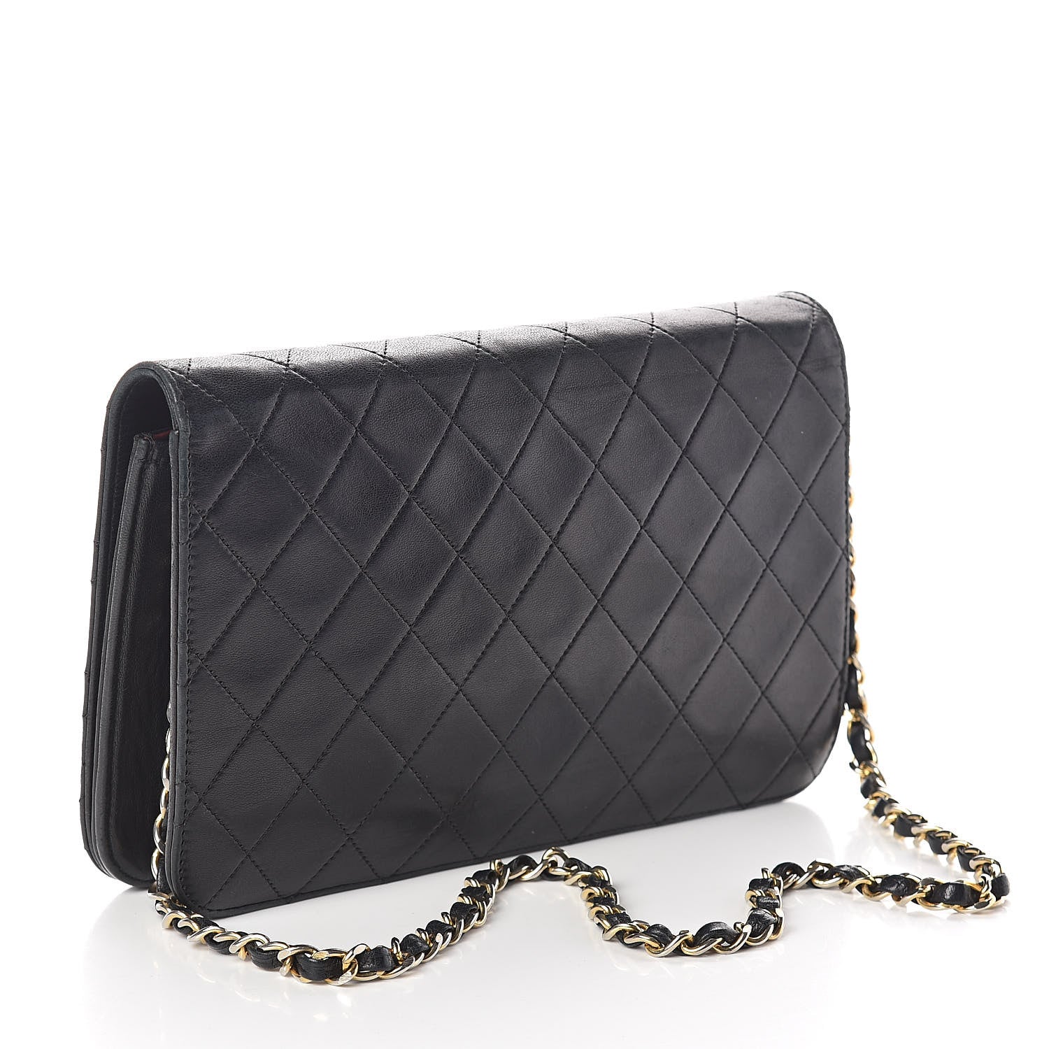 Chanel Lambskin Quilted Small Single Flap Black 3 of 11