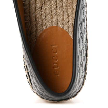 Gucci Microguccissima Signature Espadrilles 38 Black 8 of 10