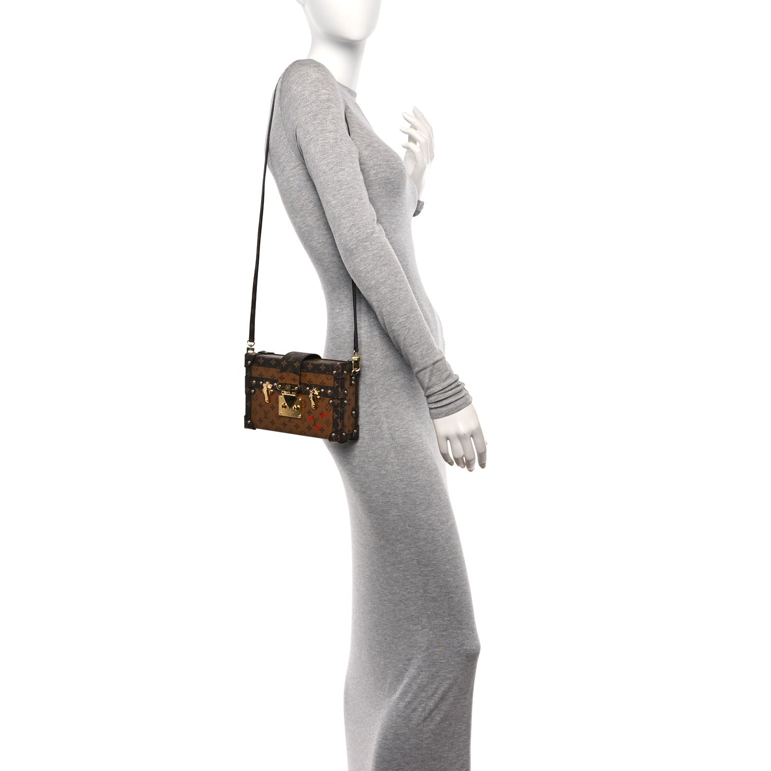 Louis Vuitton Reverse Monogram Petite Malle 2 of 10