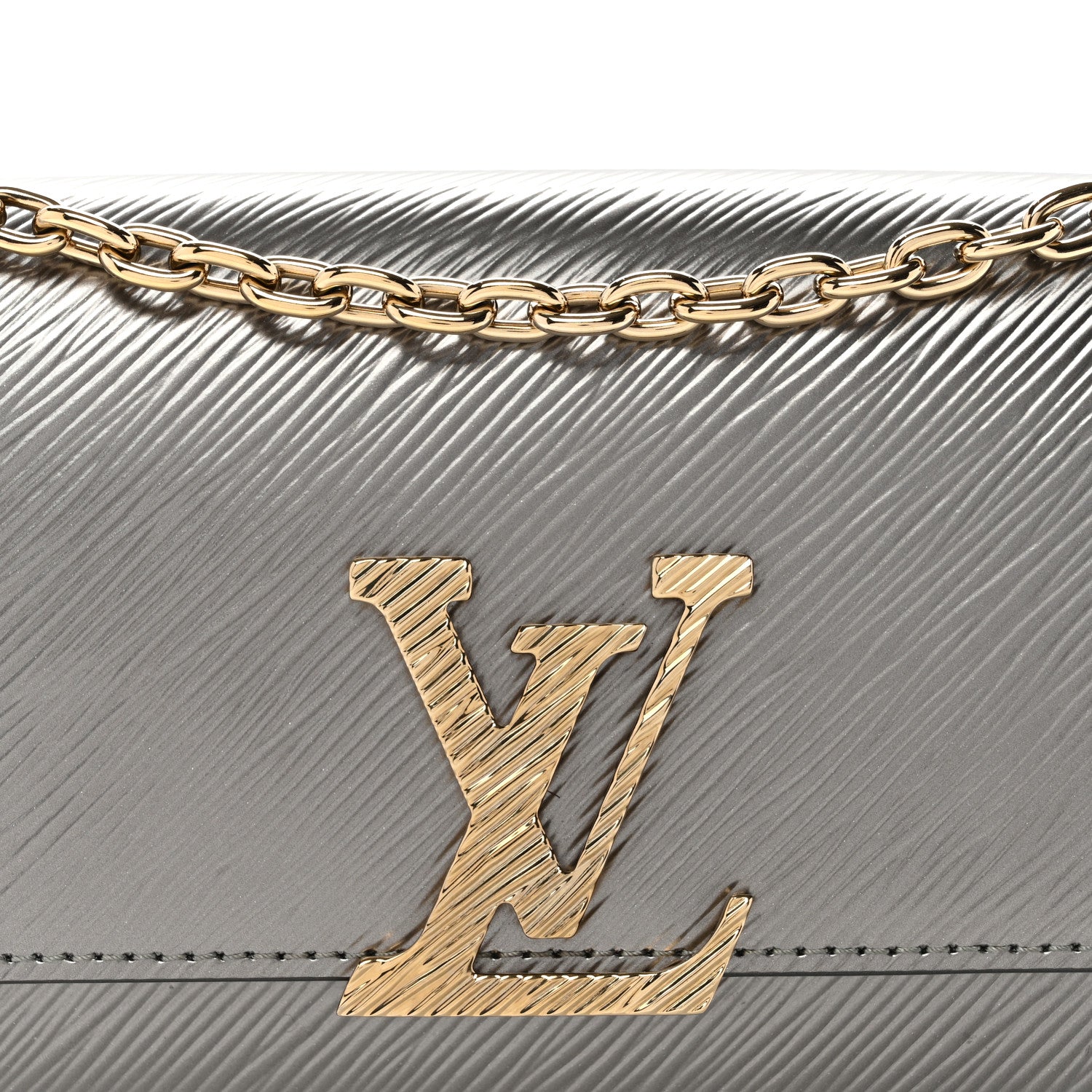 Louis Vuitton Epi Pochette Louise NM Gunmetal 7 of 9