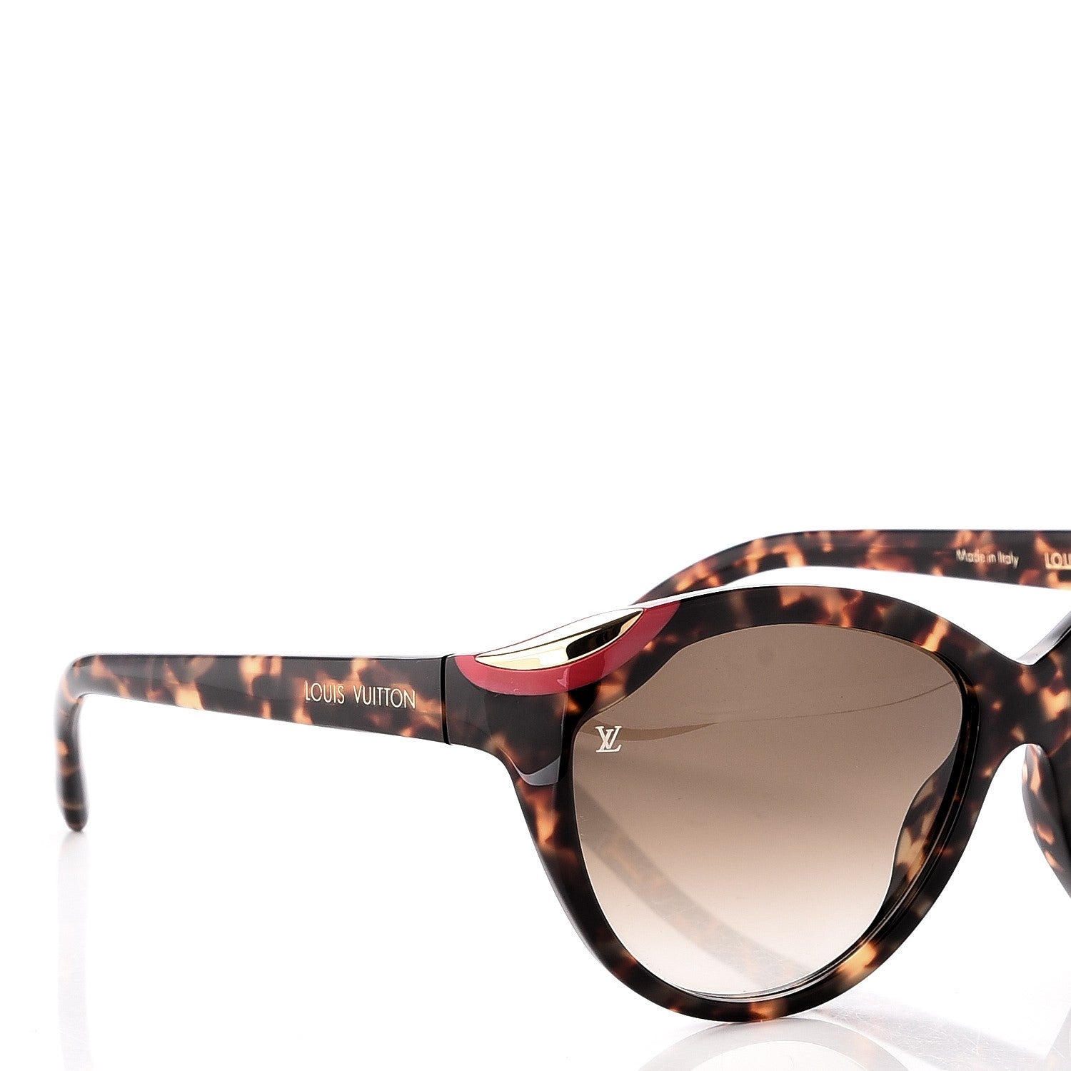 Louis Vuitton Ivy Cat Sunglasses Z0736W Tortoise 6 of 7