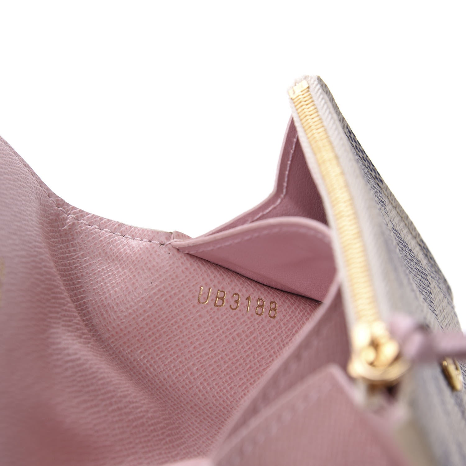 Louis Vuitton Damier Azur Rosalie Coin Purse Rose Ballerine 9 of 10