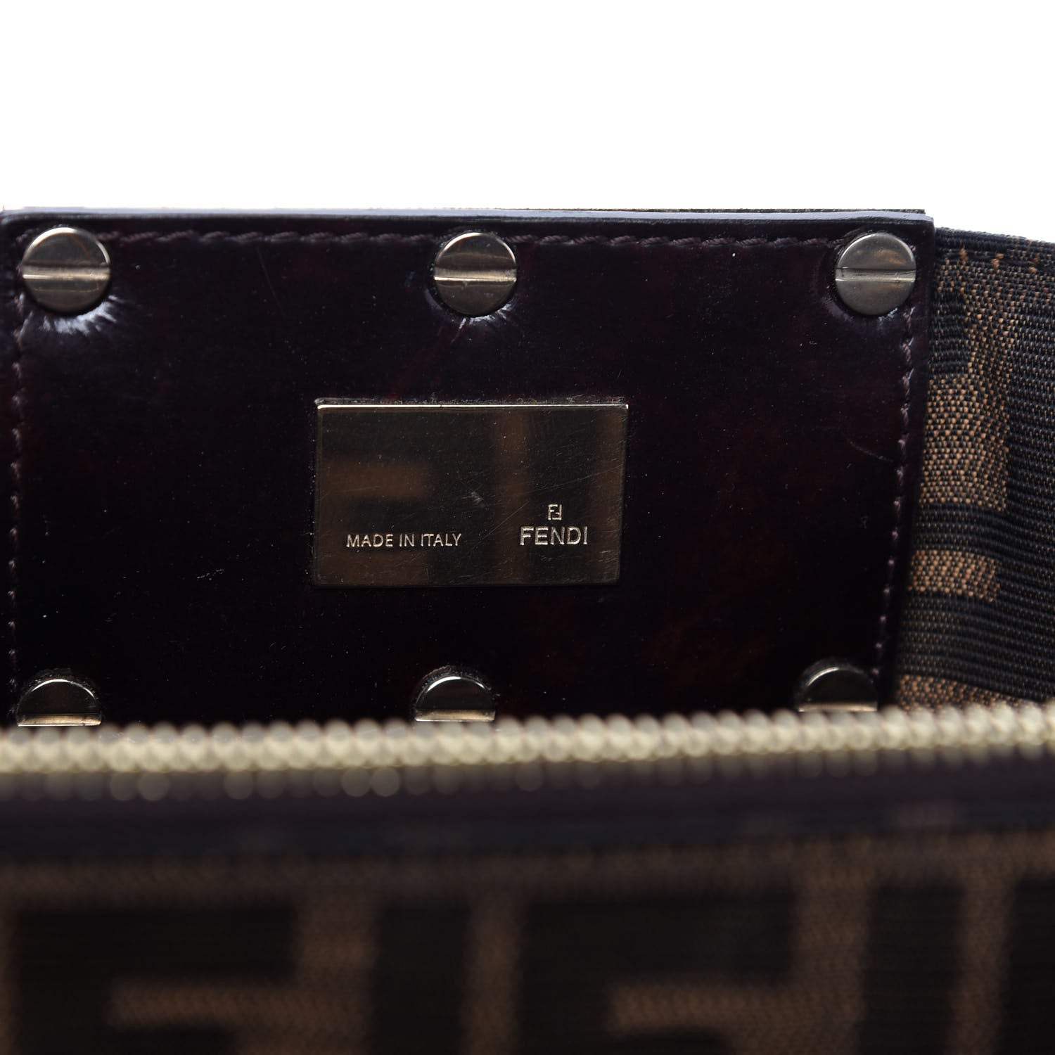 Fendi Zucca Small Mia Tote Tobacco 8 of 10