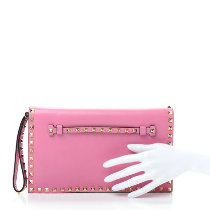 Valentino Garavani Nappa Rockstud Wristlet Clutch Ninphea 2 of 7