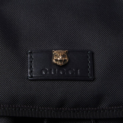 Gucci Techno Canvas Web Double Buckle Backpack Black 7 of 9