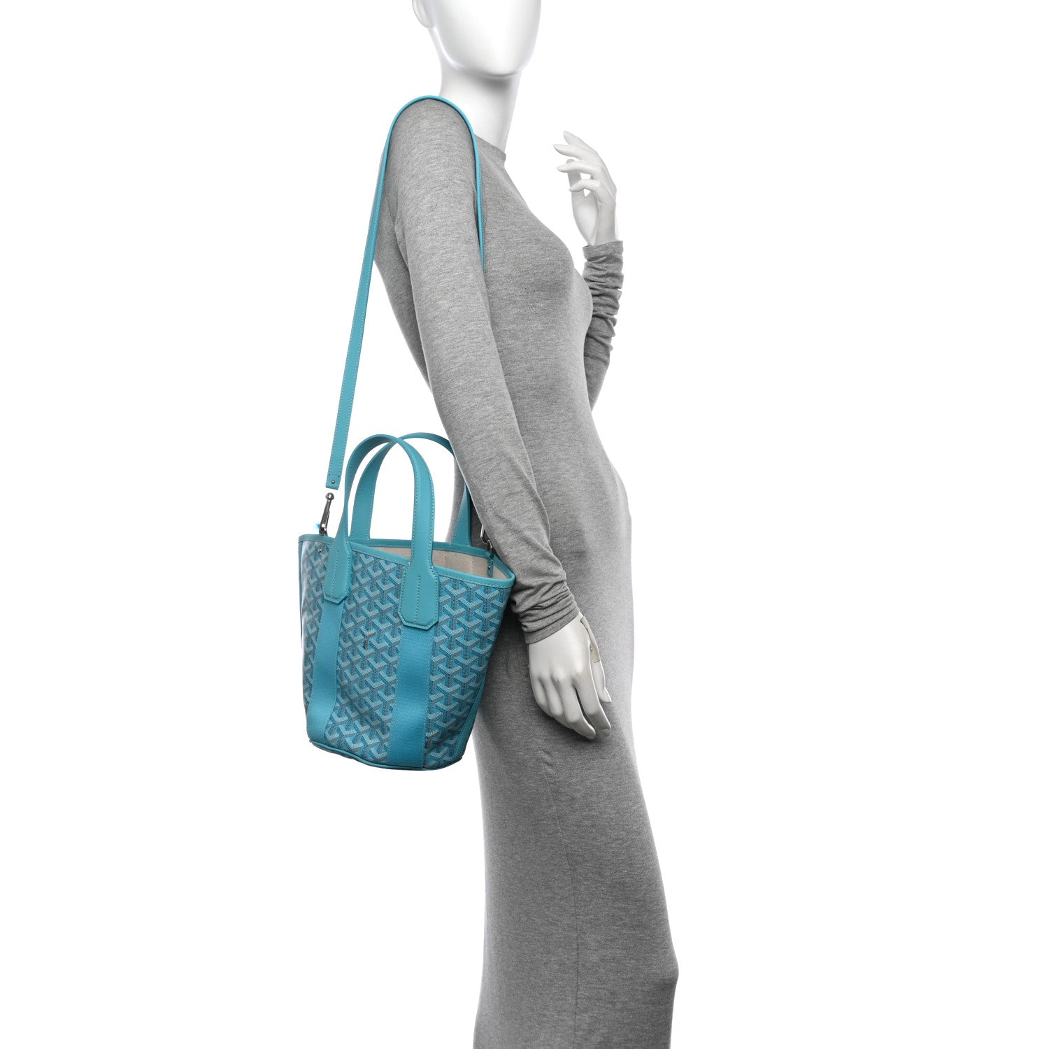 Goyard Goyardine Belharra PM Bleu Turquoise 2 of 9