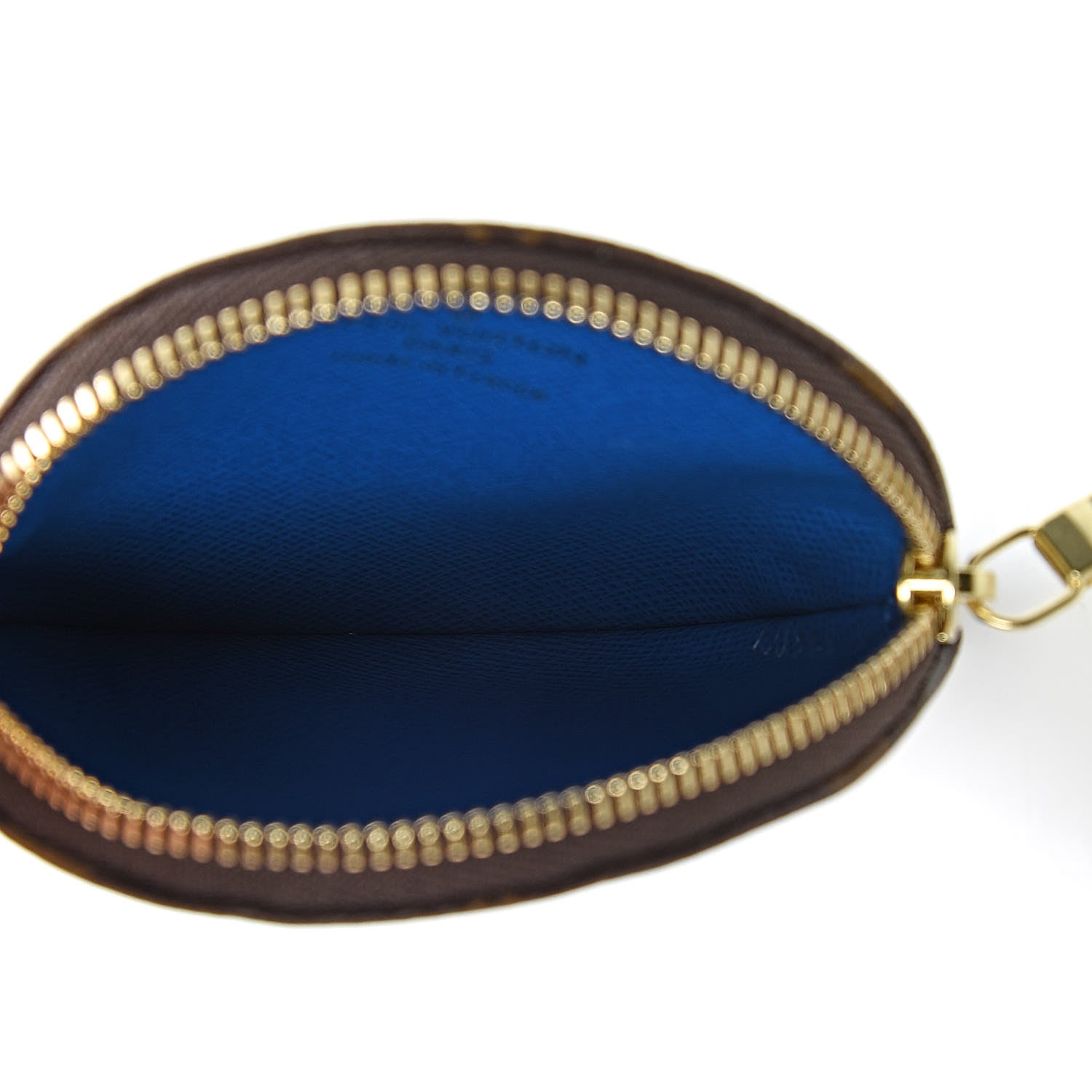 Louis Vuitton Monogram 2019 Christmas Animation Round Coin Purse Blue 5 of 7