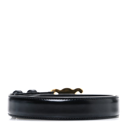 Celine Box Calfskin Medium 25mm Triomphe Belt 70 Black 2 of 6