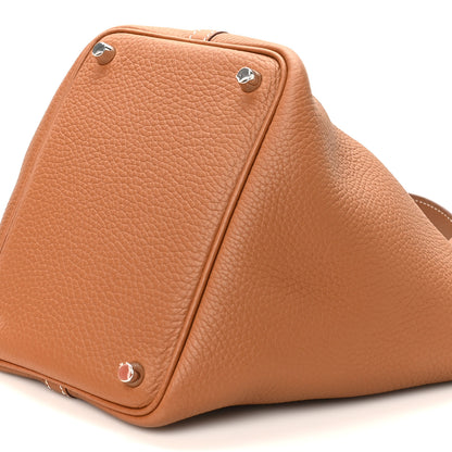 Hermes Taurillon Clemence Picotin Lock 18 PM Gold 10 of 11