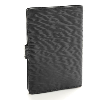 Louis Vuitton Epi Small Ring Agenda Cover Black 3 of 6