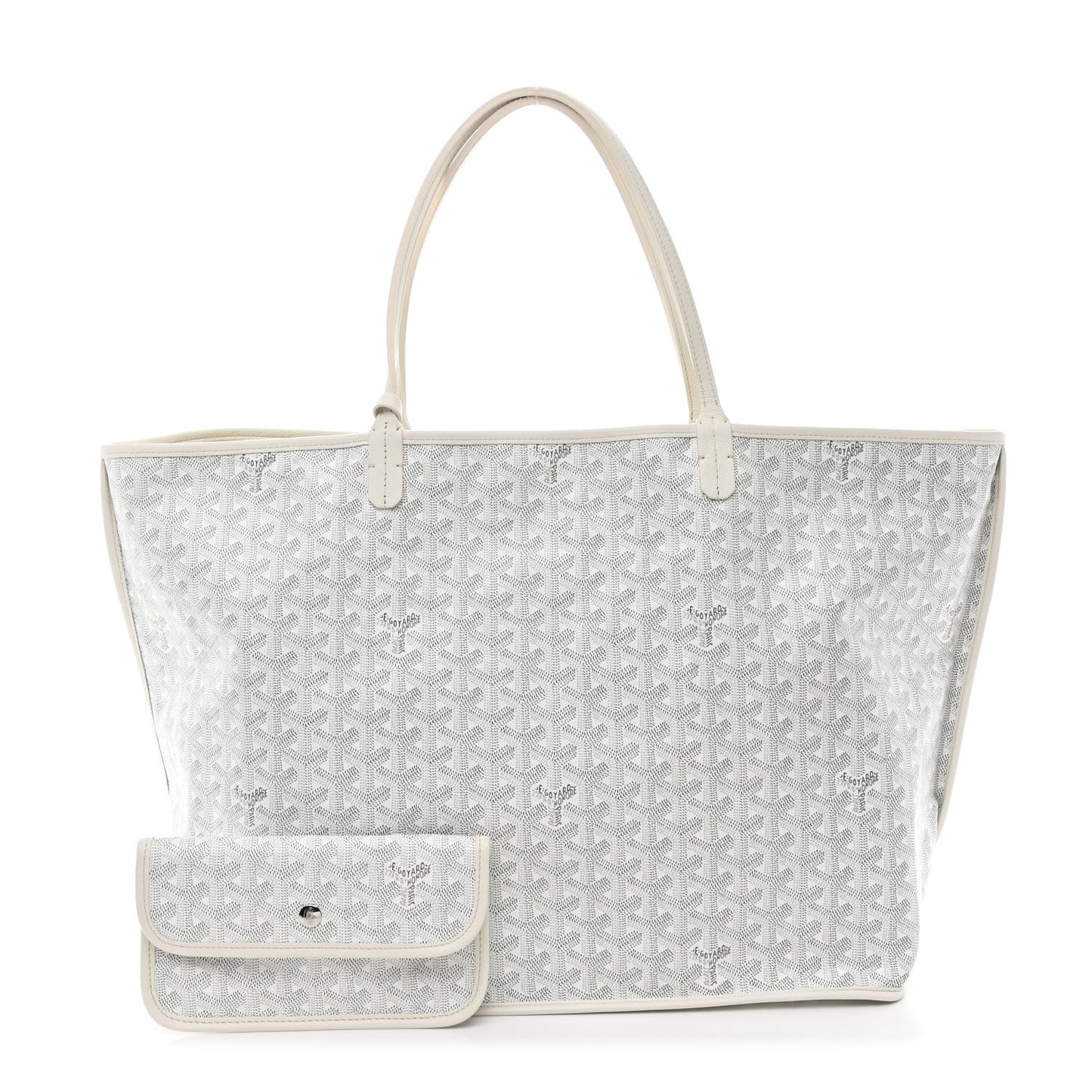 X PEANUTS Goyardine Reversible Anjou GM White