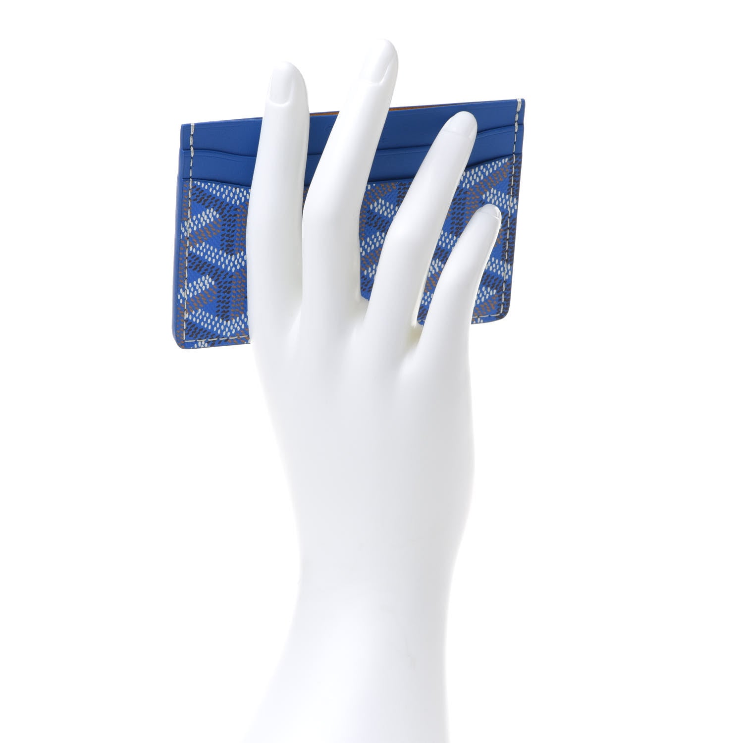 Goyard Goyardine Saint Sulpice Card Holder Sky Blue 2 of 7