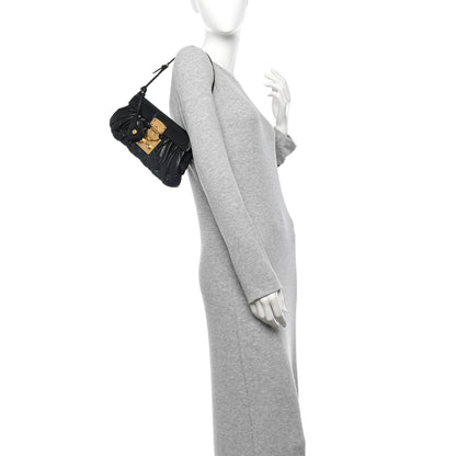 Miu Miu Nappa Matelasse Clutch Black 2 of 12