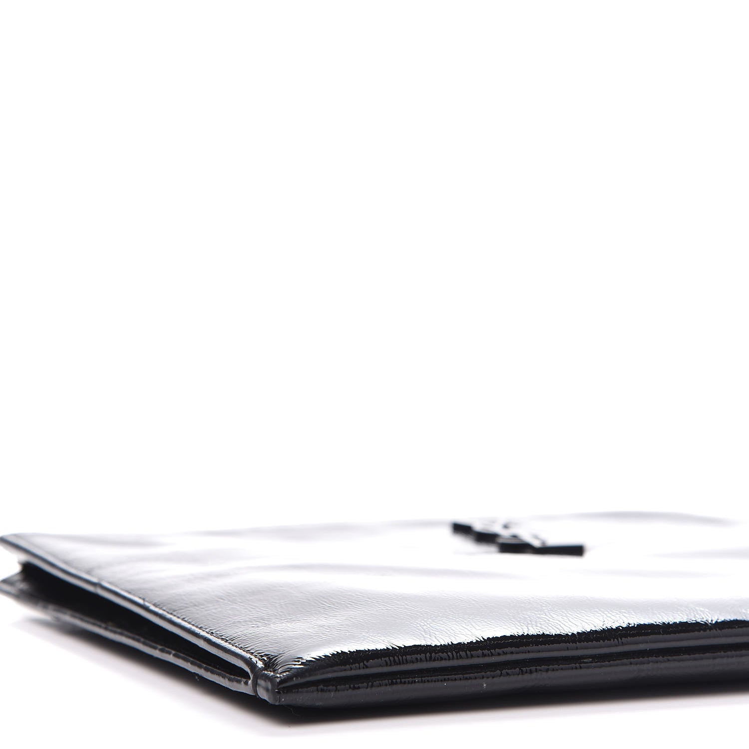 Saint Laurent Texturized Patent Monogram iPad Case Black 6 of 10