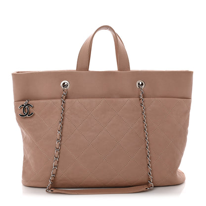 Chanel Caviar Quilted Shopping Tote Pink 1 of 12