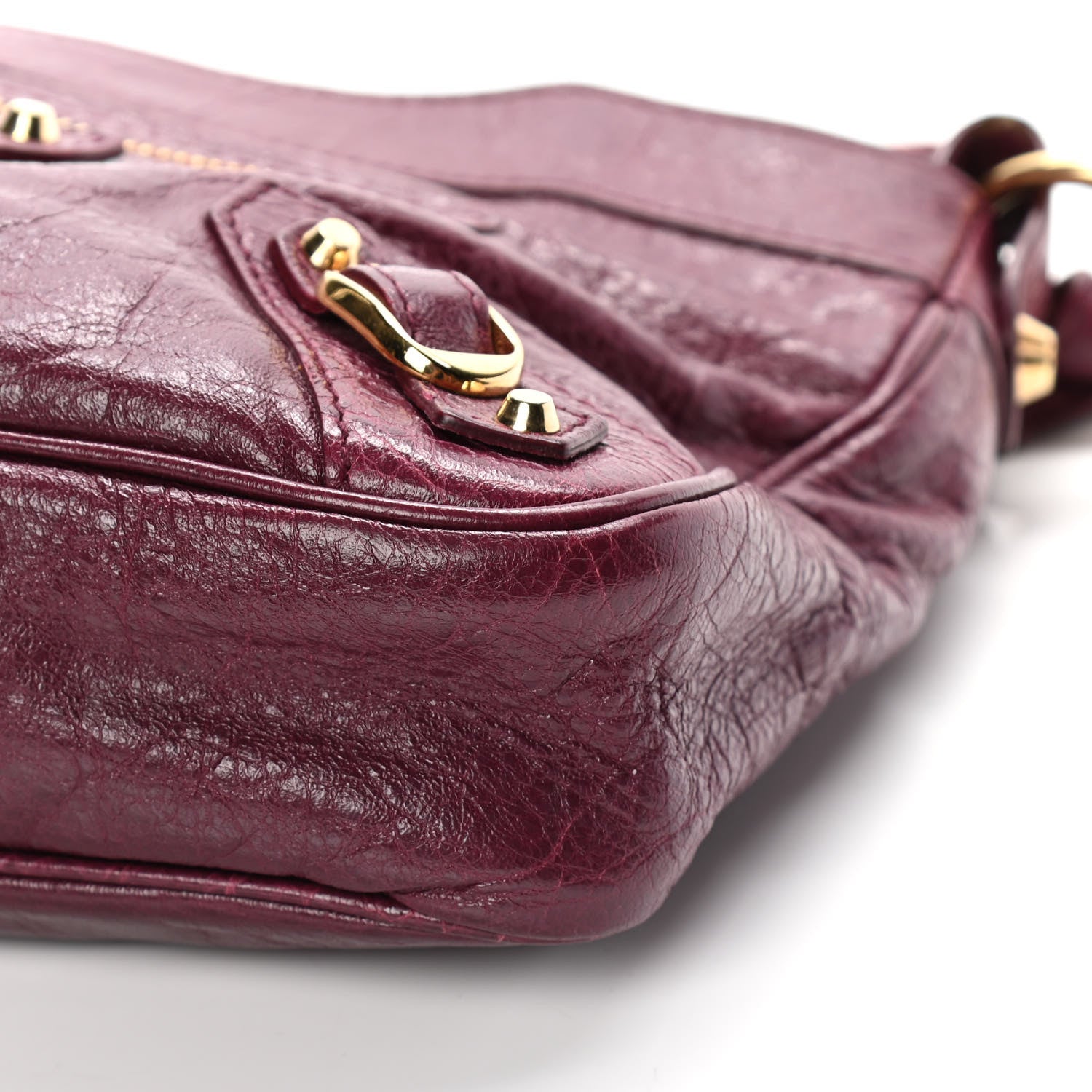 Balenciaga Agneau Classic Hardware Hip Violet Prune 5 of 11