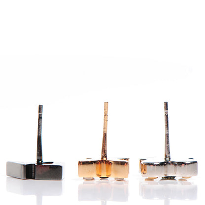 Louis Vuitton Swarovski Crystal Love Letter Timeless Ear Studs Earrings 4 of 7