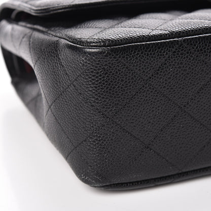Chanel Caviar Quilted Jumbo Double Flap Black 5 of 10