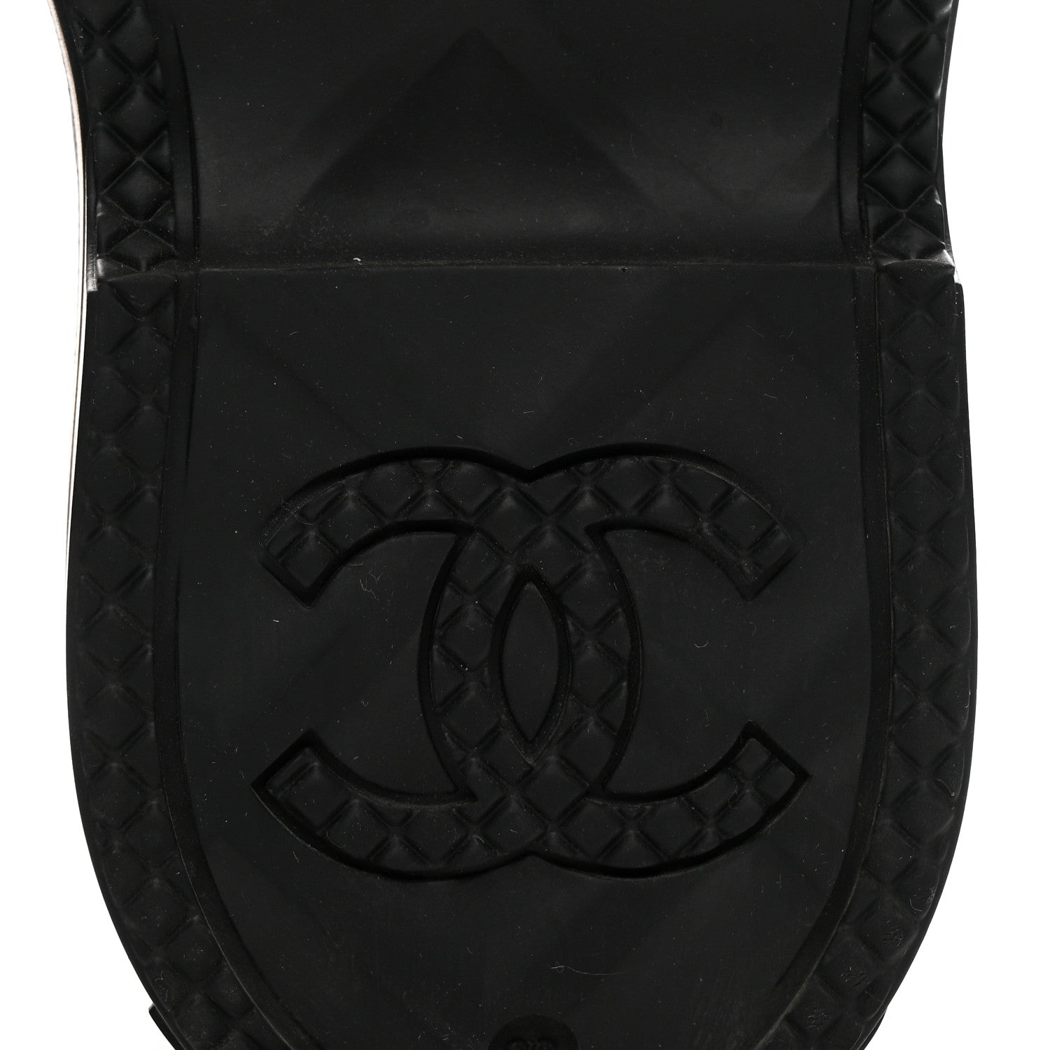 Chanel Caoutchouk CC High Boots 36 Black 7 of 10