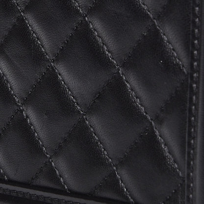 Chanel Lambskin Quilted Medium Boy Flap Black 10 of 11