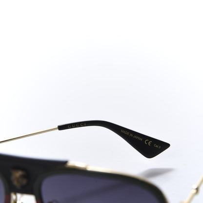 Gucci Web Aviator Sunglasses GG0062S Green Red 6 of 8