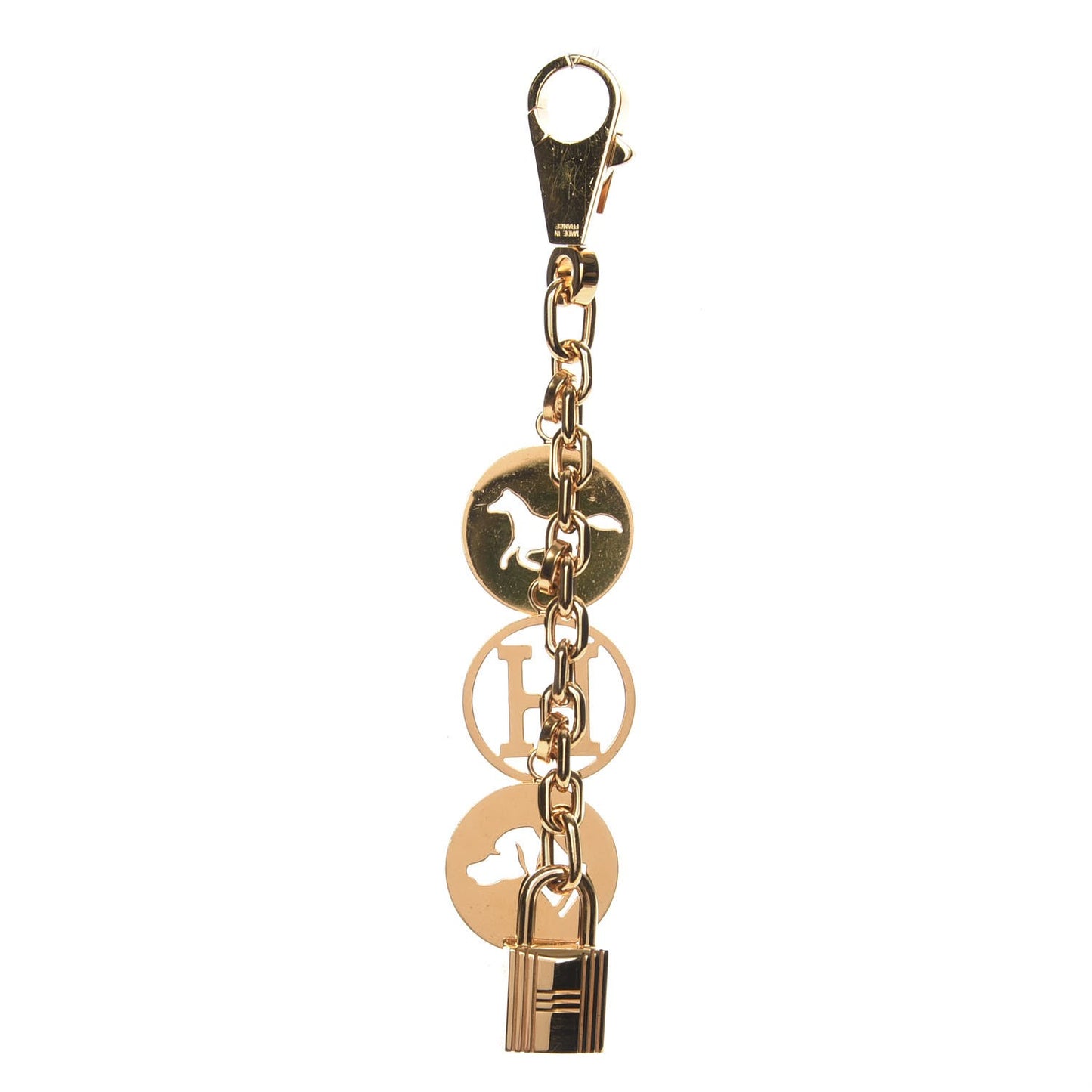 Breloque Bag Charm Gold