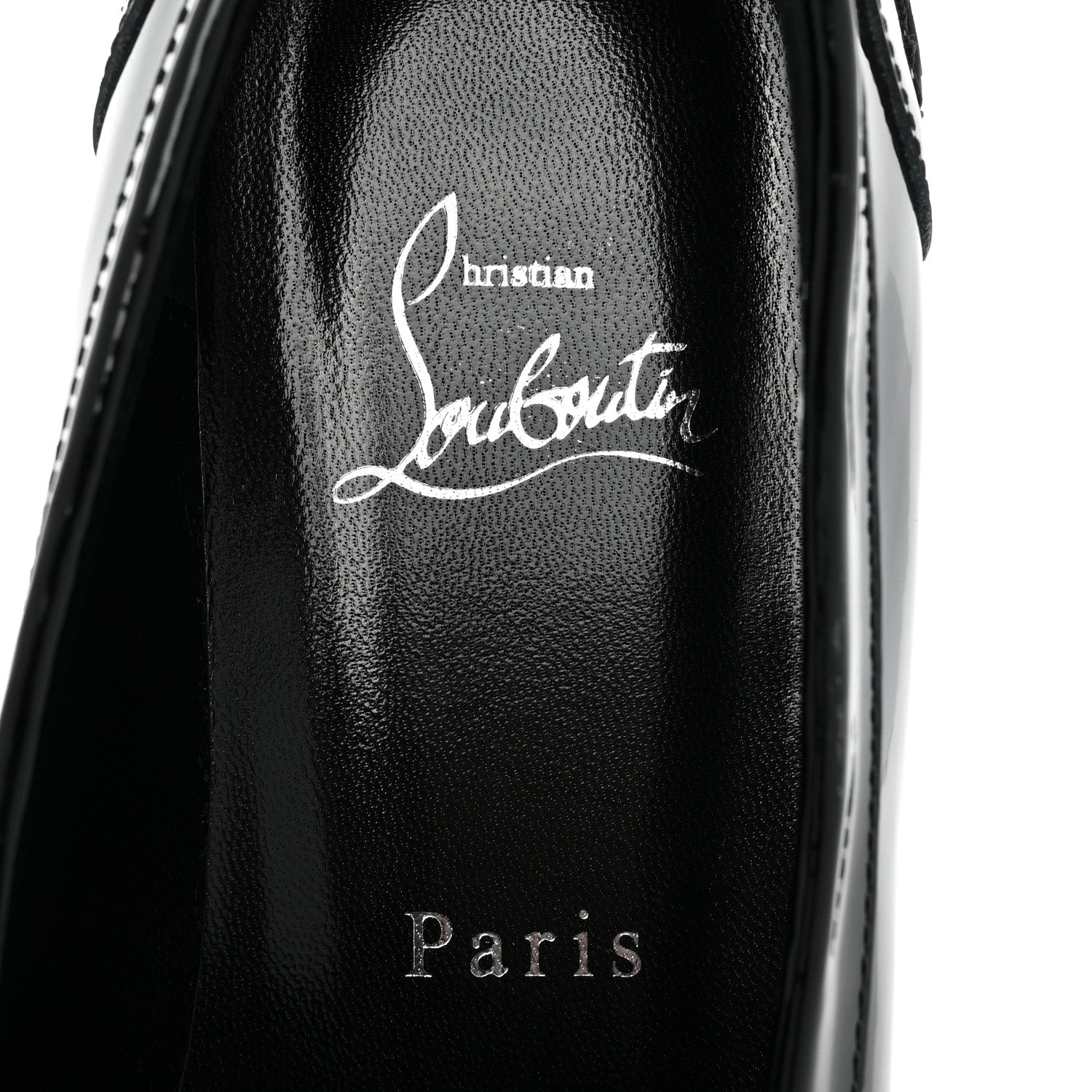 Christian Louboutin Patent Daisy Loafers 38.5 Black 8 of 9