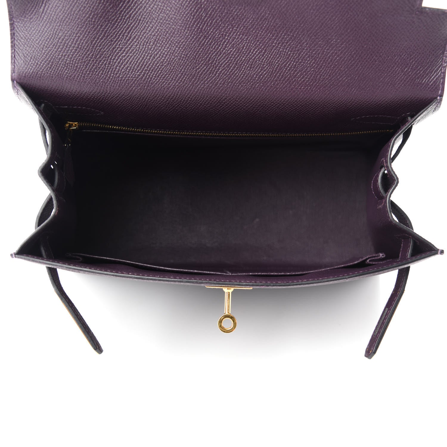 Hermes Epsom Kelly Sellier 28 Raisin 5 of 11