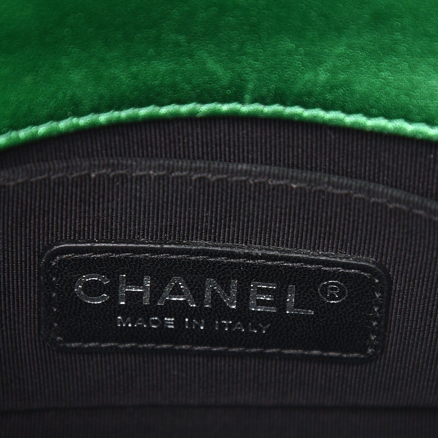 Chanel Metallic Patent Calfskin Quilted Mini Boy Flap Green 6 of 7