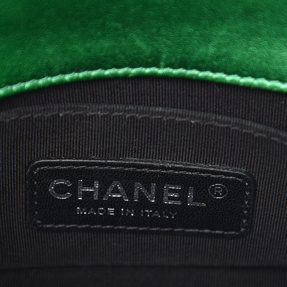 Chanel Metallic Patent Calfskin Quilted Mini Boy Flap Green 6 of 7