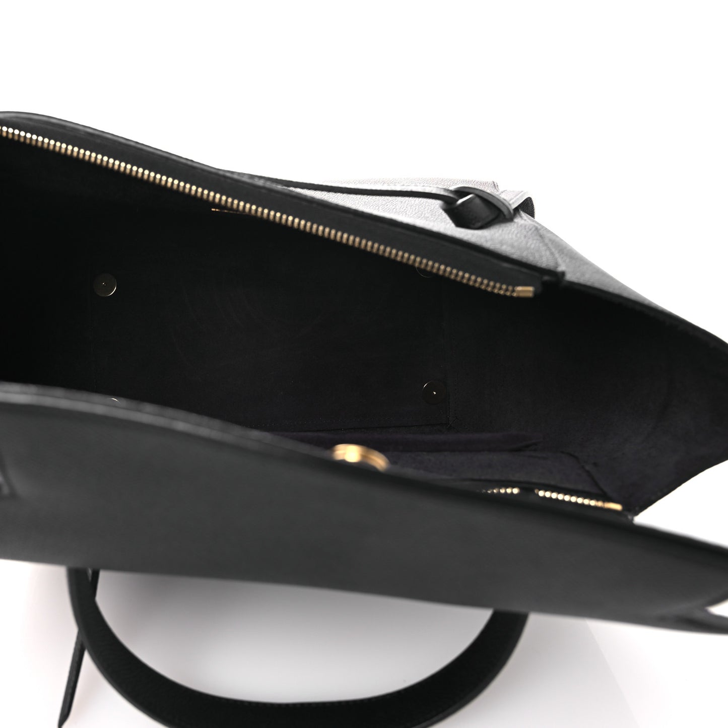 Grained Calfskin Mini Belt Bag Black