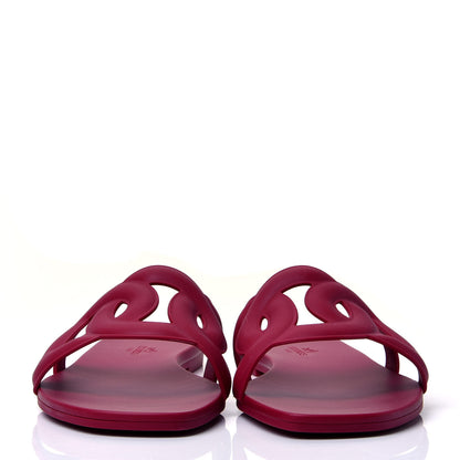 Hermes Rubber Aloha Sandals 38 Rose Baie 2 of 10