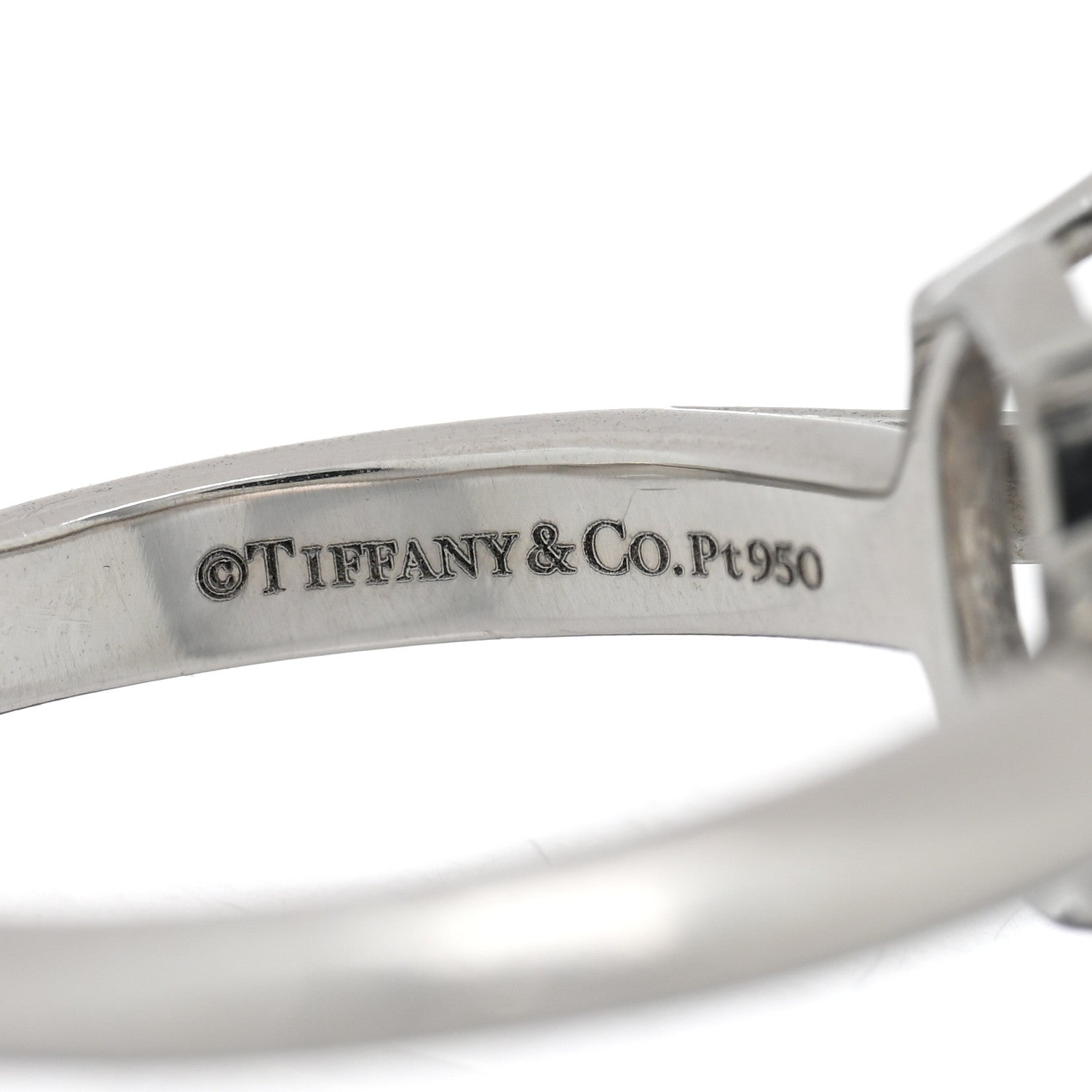 Tiffany Platinum Diamond 3.01ct Oval Cut Solitaire Engagement Ring 51 5.75 4 of 5