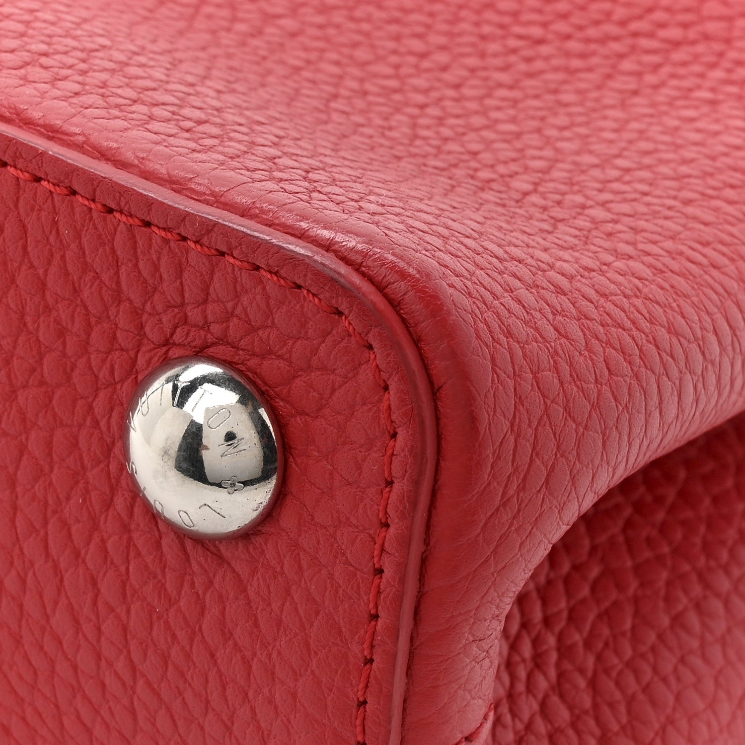 Louis Vuitton Taurillon Capucines BB Scarlet Red 11 of 15