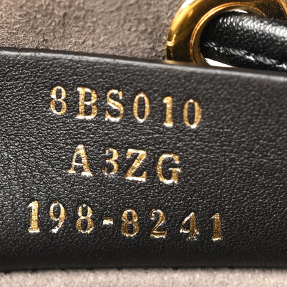 Fendi Vitello Liberty F is Fendi FF 1974 Embossed Mini Mon Tresor Bucket Bag Black 7 of 10