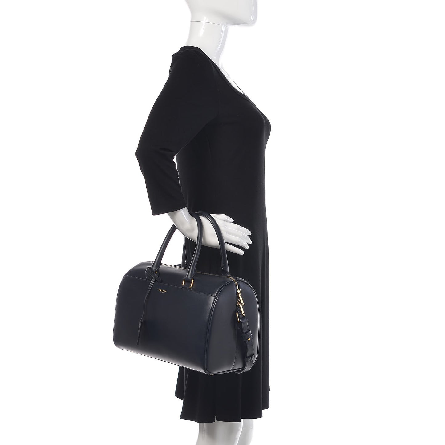 Calfskin Classic Duffle 6 Marine