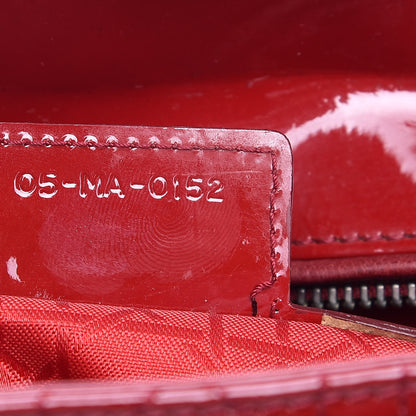 Christian Dior Patent Cannage Large Lady Dior Red 9 of 9