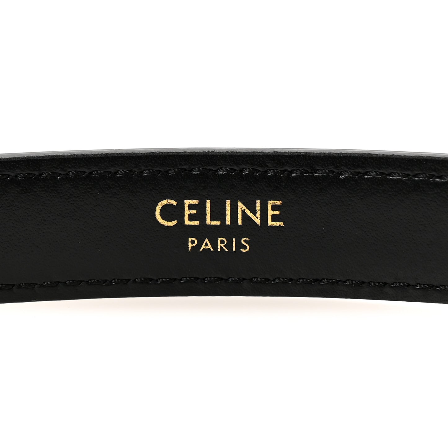 Box Calfskin Medium 25mm Triomphe 80 32 Belt  Black