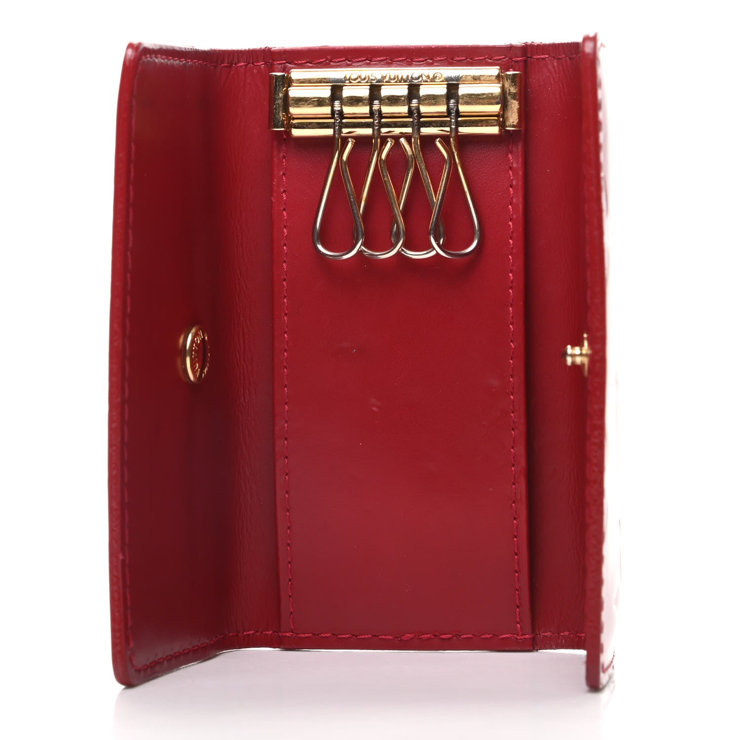 Louis Vuitton Vernis Multicles 4 Key Holder Pomme D'Amour 5 of 8