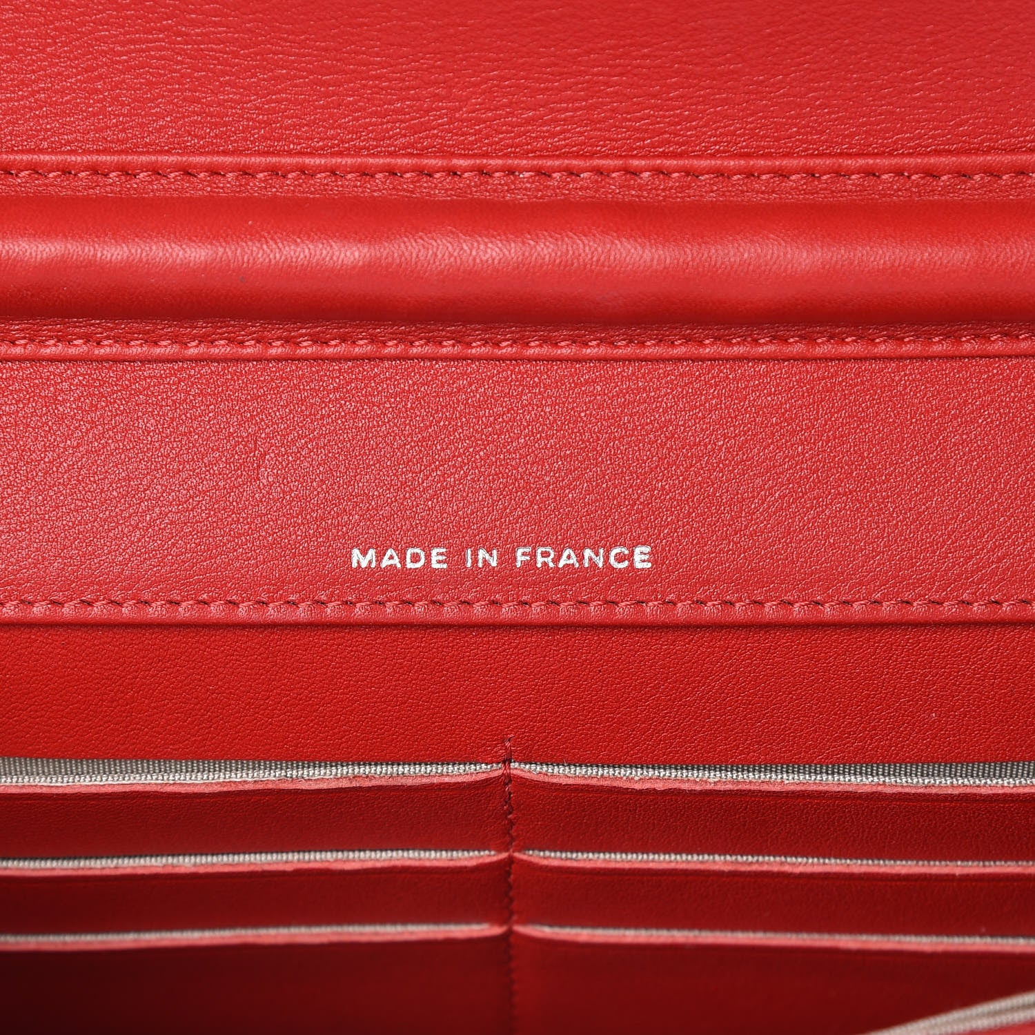 Chanel Patent Strass Wallet On Chain WOC Red 7 of 10