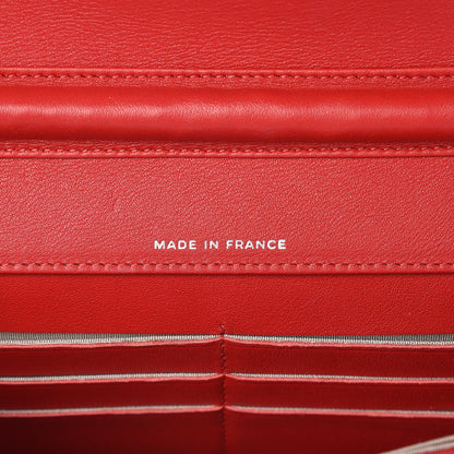 Chanel Patent Strass Wallet On Chain WOC Red 7 of 10