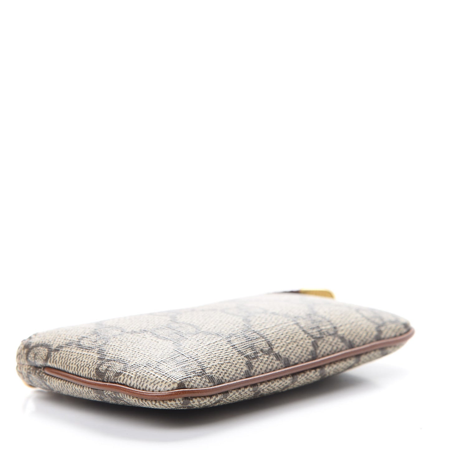 GG Supreme Monogram Key Case Brown