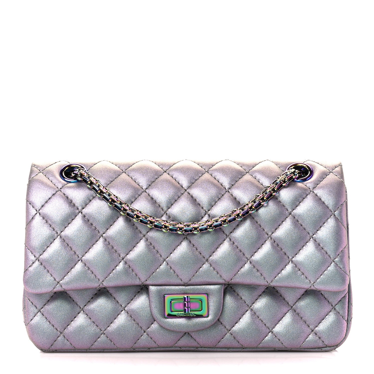 Chanel Iridescent Lambskin Quilted 2.55 Reissue 225 Flap Light Purple 1 of 11