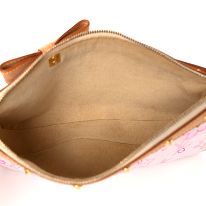 Louis Vuitton Monogram Cherry Blossom Pochette Accessories Pink 5 of 10