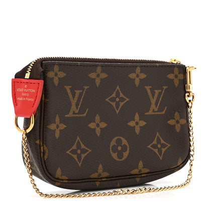 Louis Vuitton Monogram 2020 Christmas Animation Bumper Cars Mini Pochette Accessories Coquelicot 3 of 11