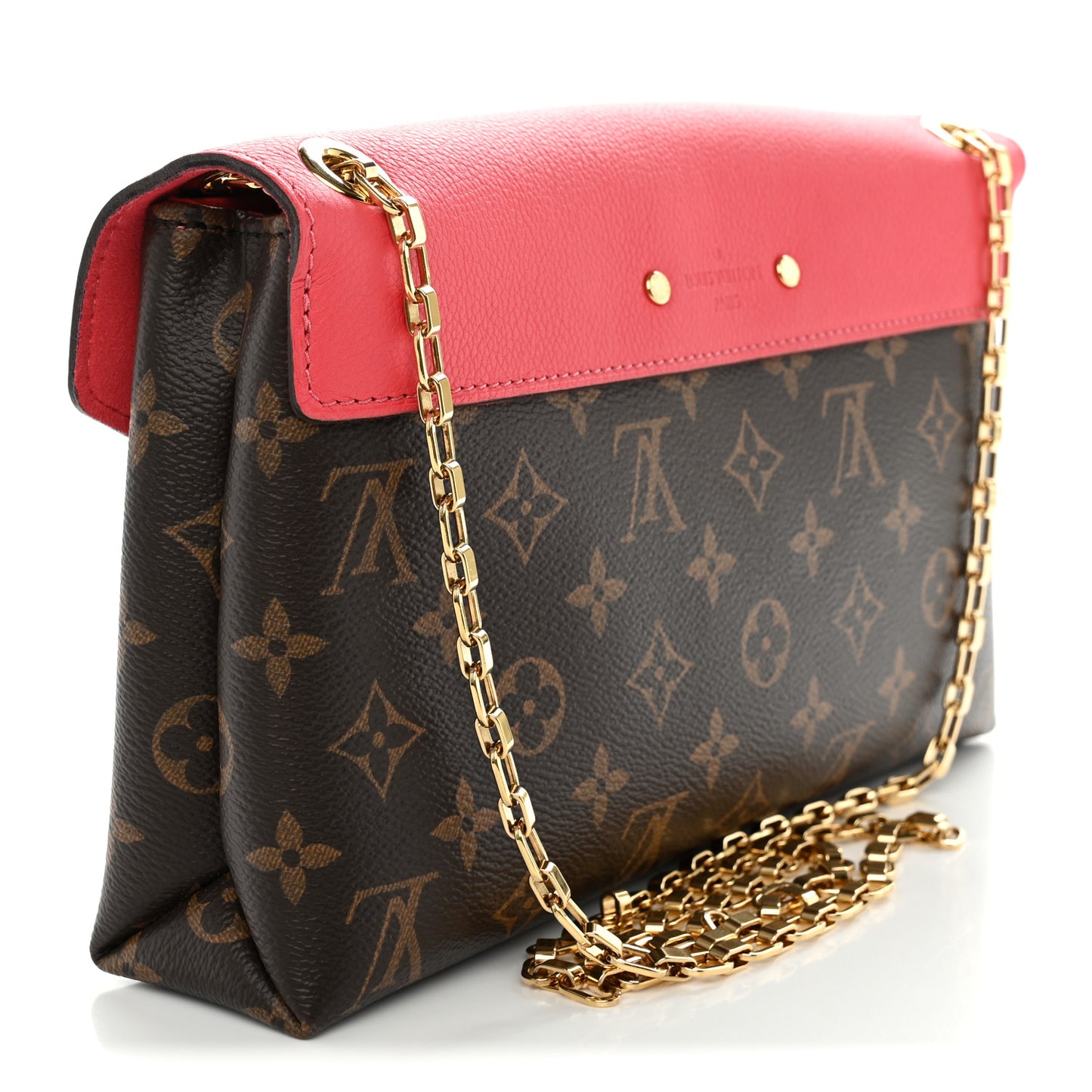 Monogram Pallas Chain Rose Litchi