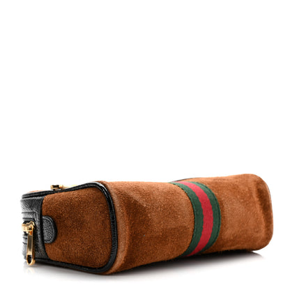 Gucci Suede Small Ophidia Belt Bag 85 34 Brown 4 of 12